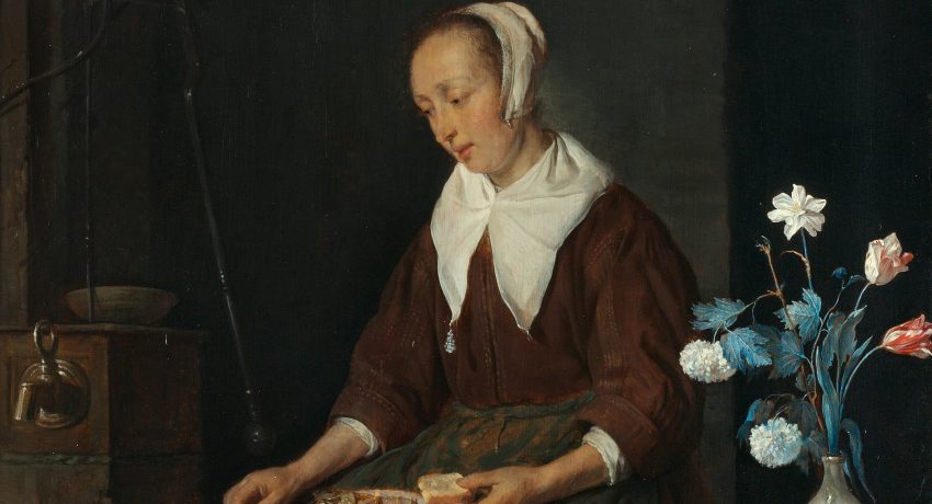 At_Europeana-Unsplash_Title-Woman Eating_Known_as_The_Cat-sBreakfast-Date1661_Institution-Rijksmuseum_ Provider-Rijksmuseum_Providing Country-Netherlands_Public Domain