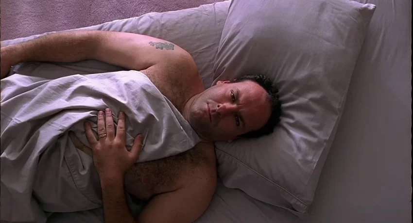 Fotograma da personagem Tony Soprano_durante_uma_manha_dificil